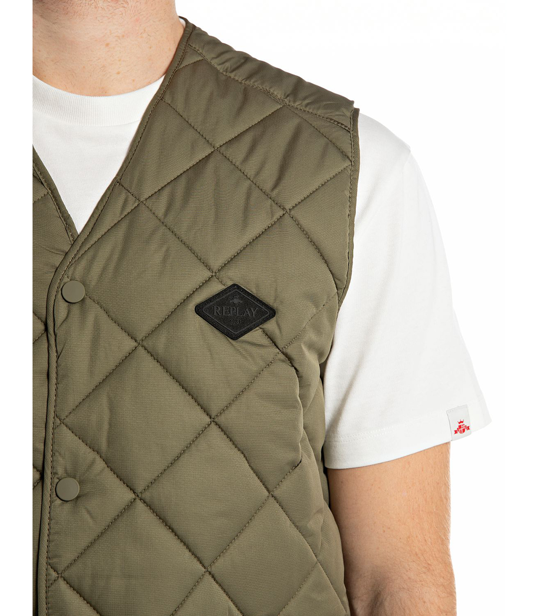 キルティングベスト 詳細画像 マッドグリーン 4